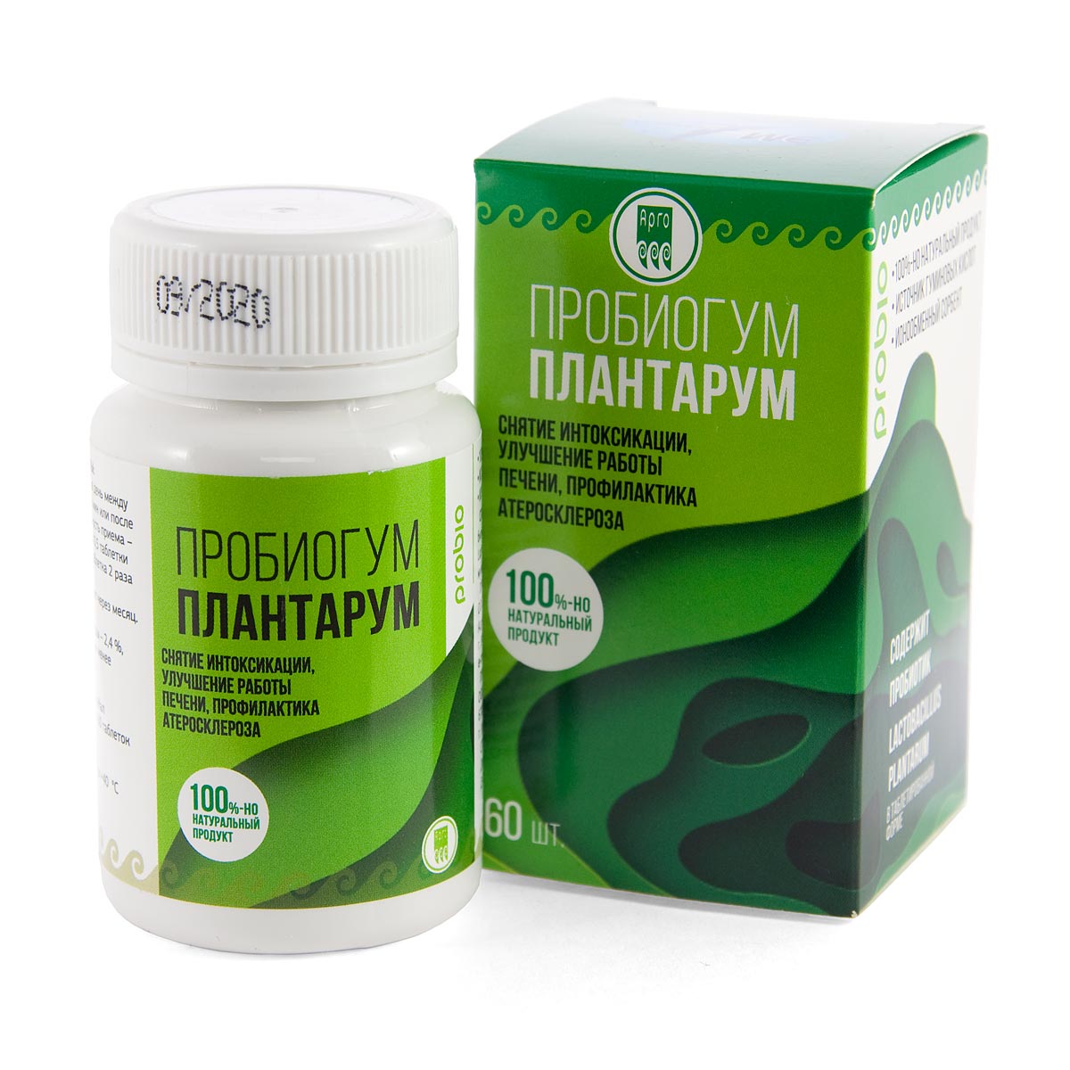 Пробиогум Плантарум, таблетки, 60 шт от Арго ЭМ-1