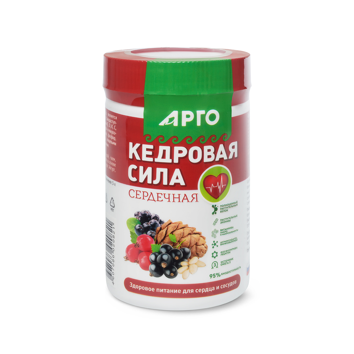 Продукт белково-витаминный Кедровая сила Сердечная от Дэльфа