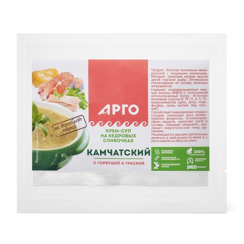 Крем-суп «Камчатский» с горбушей и треской, 30 г