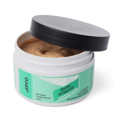 Маска-активатор для волос с экстрактом крапивы, протеинами шёлка и комбучей, 250 мл